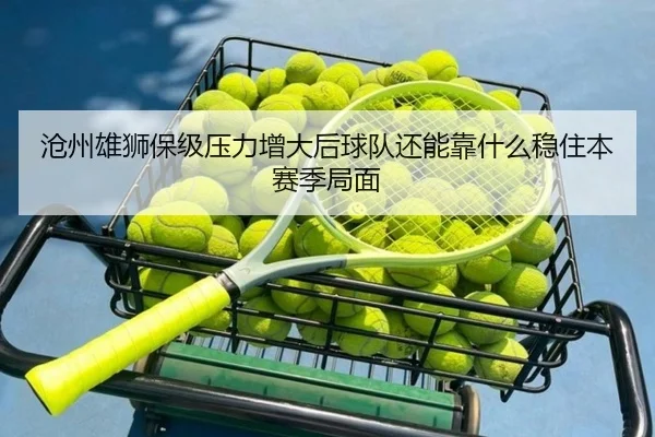 沧州雄狮保级压力增大后球队还能靠什么稳住本赛季局面 | kaiyun